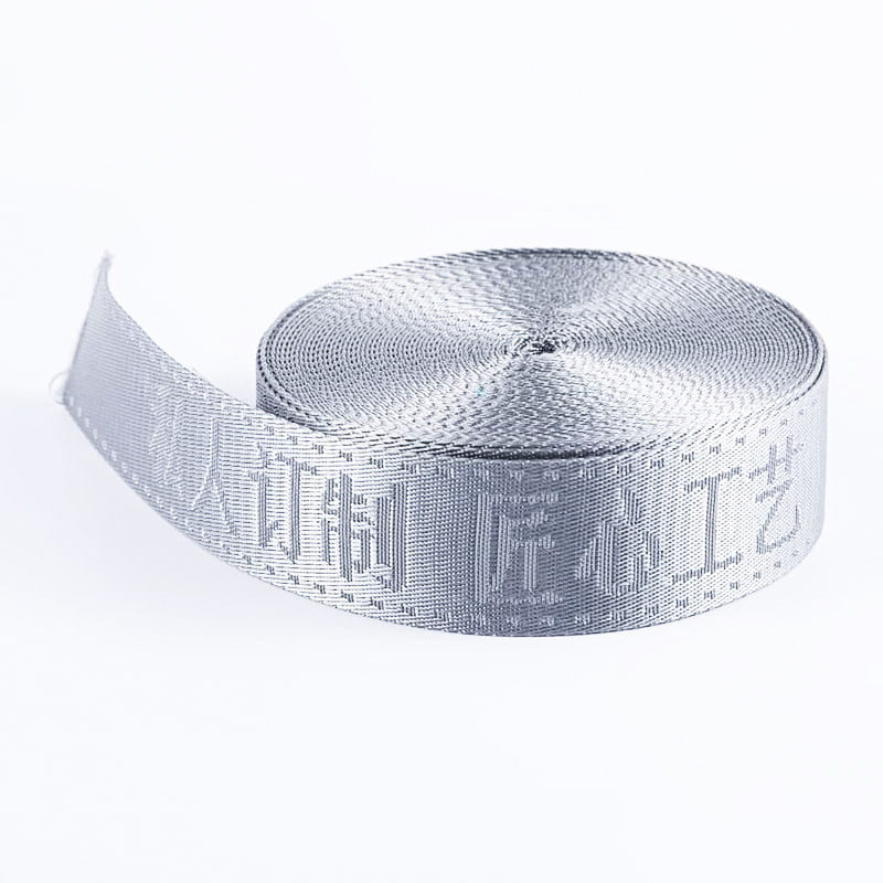 Giyim Ayakkabı Şapka Aksesuarları için 4.2cm İmitasyon Naylon Jakarlı Dokuma