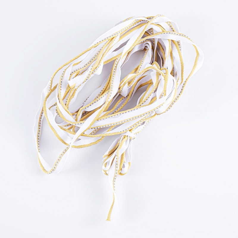 Sıkıştırma Aşınma Direnci Giyim Aksesuarları için 1.0cm Polyester Yansıtıcı Bant